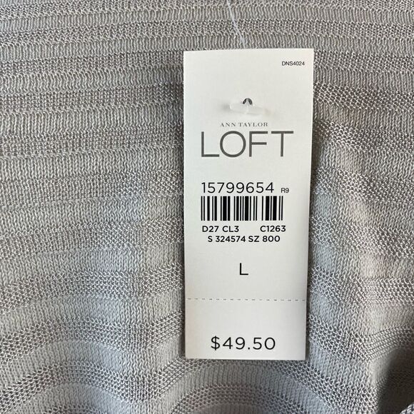 NWT LOFT Light Sweater Top Size L - Picture 7 of 8